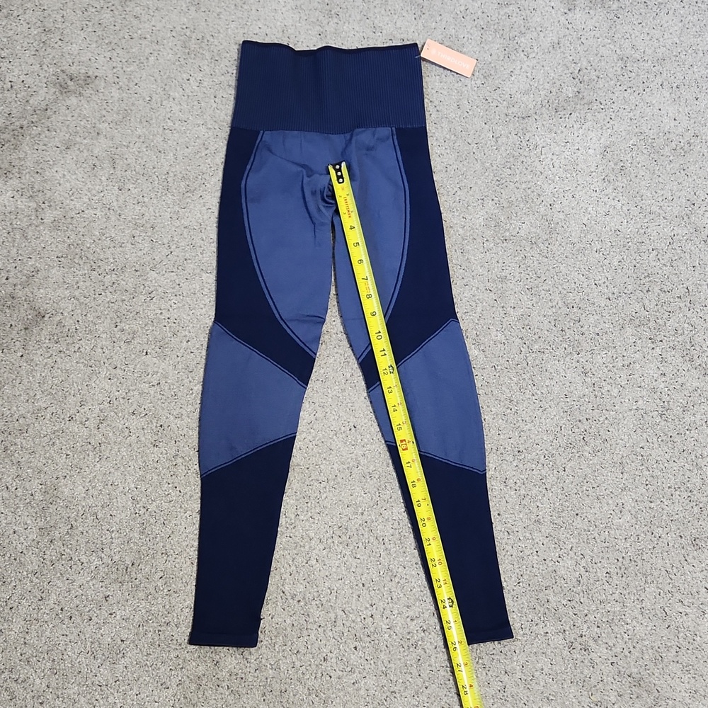 New ThirdLove Flex Legging Stellar Blue Seamless Compression High Waist Size XS - Picture 11 of 12